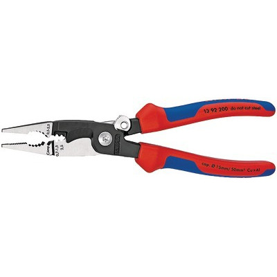 Alicate multifuncional p/ instalaciones eléctricas- KNIPEX - 13 92 200