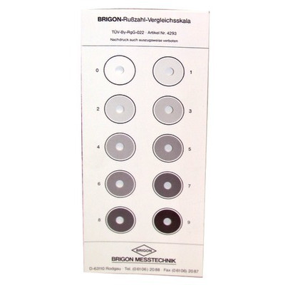 Comparison scale for opacimeter- DIFF - 902090
