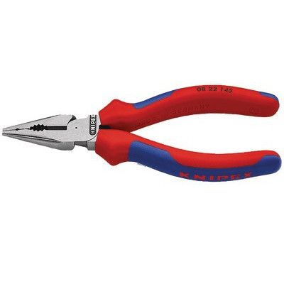 Alicate universal con manguito semi-redondo- KNIPEX - 08 22 145