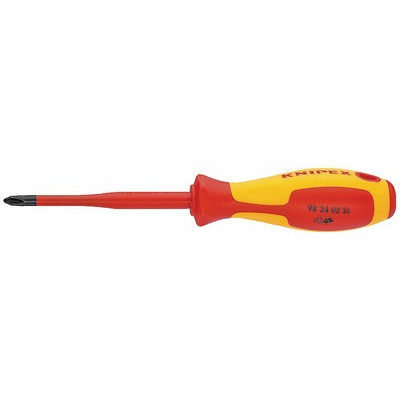 Tournevis slim-empreinte mixte plat et ph1- KNIPEX - 98 24 01 SLS