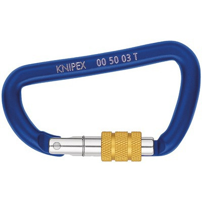 Lot de mousquetons à vis- KNIPEX - 00 50 03 T BK  - (X2)