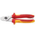 Cable shears with fall protection mechanism- KNIPEX - 95 16 165 T