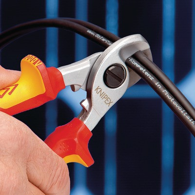 Pince coupe-câble antichute- KNIPEX - 95 16 165 T