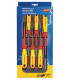 Jeu de 6 tournevis plat/PHILLIPS voltage 1000V- KNIPEX - 00 20 12 V01