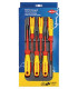 Jeu de 6 tournevis VDE PHILLIPS/POZIDRIV voltage 1000V- KNIPEX - 00 20 12 V03