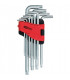 Jeu de clés mâles coudées Torx, longues, 10 pcs- KS TOOLS - 151.4880