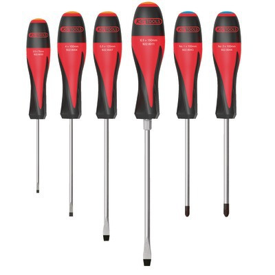 Jeu de 6 tournevis ULTIMATE, Fente - PZ- KS TOOLS - 922.6040