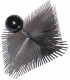 Steel square roller brush with ball 225mm x 225mm- DIFF - 904235