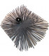 Deshollinador acero templado con bola 230 x 340- DIFF - 904236