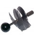 Hérisson acier trempé à boule Ø125mm- DIFF - 904287