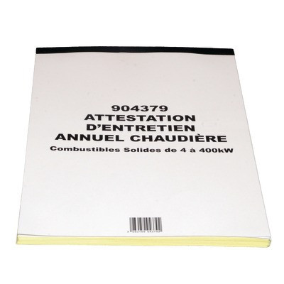 CARNET ATTESTATION BOIS- DIFF - 904379