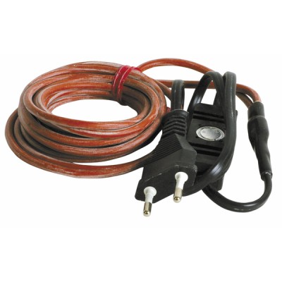 Heating flex pipe flex 3m 220v plug & thermostat - DIFF