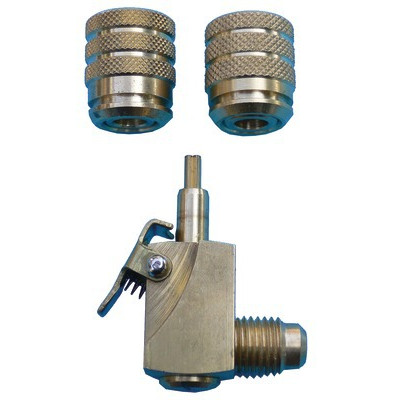 Angled self-sealing quick-connecting coupling- GALAXAIR - QCE-14516