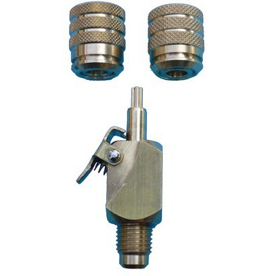 Quick-connecting self-sealing straight coupling M1/4" x F5/16"- GALAXAIR - QCS-14516
