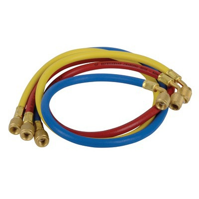 Jeu de 3 flexibles rouge, jaune, bleu- GALAXAIR - SA-CT-336-RYB