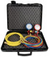 Manifold 4V + flexibles AP R32 R407C R410A- GALAXAIR - M4-F-BC