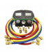 Manifold 2V électronique alu + flexibles- SUPER STARS - ST-B268D