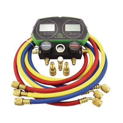 Manifold 2V électronique alu + flexibles- SUPER STARS - ST-B268D