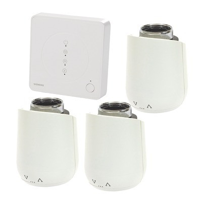 Pack Connected Home : Hub + 3 têtes thermostatiques- SIEMENS - PACK5