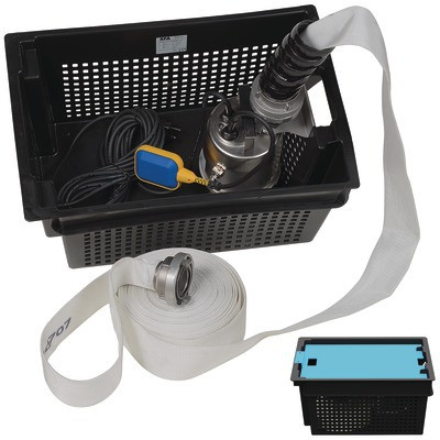 Pompe vide-cave submersible Kit d'Urgence SANISUB STEEL- SFA - SANISUBSTEEL-101
