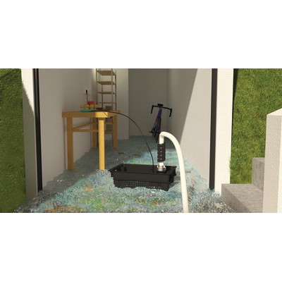 Pompe vide-cave submersible Kit d'Urgence SANISUB STEEL- SFA - SANISUBSTEEL-101