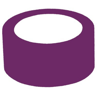 Ruban adhésif PVC isolant violet 50mmx33- DIFF - 907103