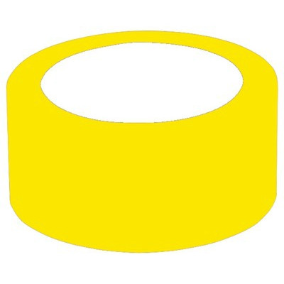 Ruban adhésif PVC isolant jaune 50mmx33m- DIFF - 907107