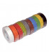 Ruban adhésif PVC isolant coloris variés- DIFF - 907125  - (X10)