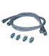 Flexible fioul droit 1000mm avec 4 racco- DIFF - 909904  - (X2)