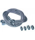 Flexible fioul coudé 1000mm avec 4 racco- DIFF - 909905  - (X2)