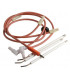 Électrode d'allumage+ sonde ionisation- DE DIETRICH - 97955210
