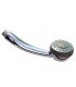Chrome-plated hand-held shower head- DIFF - 98234