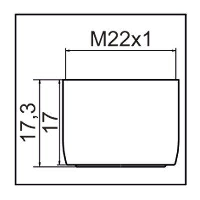 Water saving aerator M22X1- NEOPERL - 2048098
