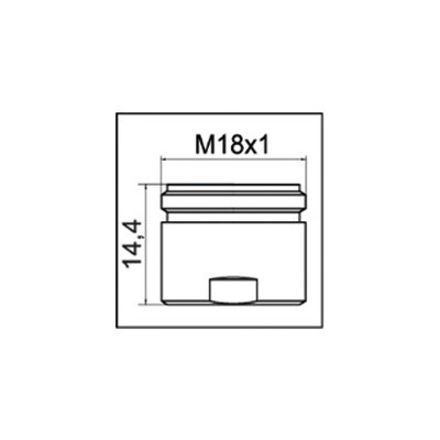Aérateur M18X1 HONEYCOMB PCA®- NEOPERL - 70610798