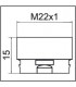 Adapter for CLINIC SNAP M22x1 aerator- NEOPERL - 1437190