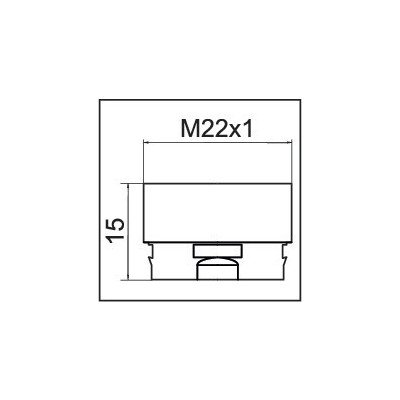 Adaptateur pour aérateur CLINIC SNAP M22x1- NEOPERL - 1437190