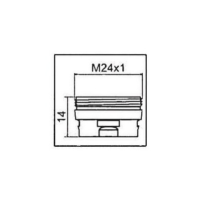 Adaptador para aireador CLINIC SNAP M24x1- NEOPERL - 1437290