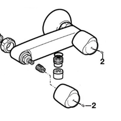 Kit index bleu/rouge NIAGARA-N- ROCA - AG0058307R  - (X4)