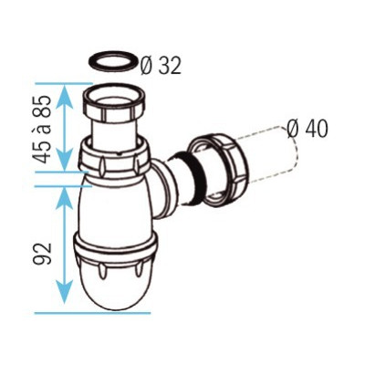 Siphon- NICOLL - 0201022