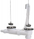 Vidagde complet avec siphon évier inox 2c- NICOLL - 0204311