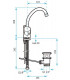 Basin mixer tap NIAGARA DISC- ROCA - A5A3670C00
