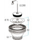 Waste outlet valves and fittings- NICOLL - 0204014