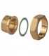 Jeu de 3 raccords dn25 en laiton (ecs)- SIEMENS - ALG253B  - (X3)