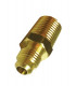 Adapter 1/4" SAE male / 3/8" gas male- JOHNSON CONTROLS - D-1484