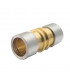 Racor recto en latón Ø6.3mm 1/4"- VULKAN LOKRING - L13004772  - (X10)