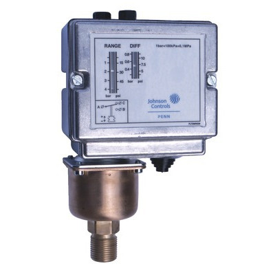 Steam and water pressure switch- JOHNSON CONTROLS - P48AAA-9140