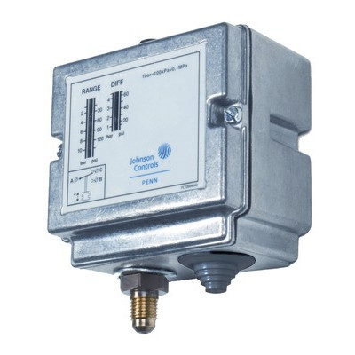 Pressure switch, low pressure STY5 1/4 SAE SPDT contact- JOHNSON CONTROLS - P77AAA-9300