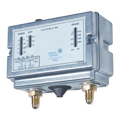 Pressure switch, high pressure/low pressure- JOHNSON CONTROLS - P78LCA-9300