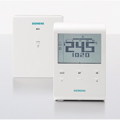 Termostato de ambiente por radio a pilas- SIEMENS - RDE100.1RFS