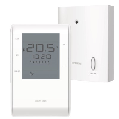 Thermostat ambiance prog Radio LCD kit R- SIEMENS - RDE50.1RF/SET